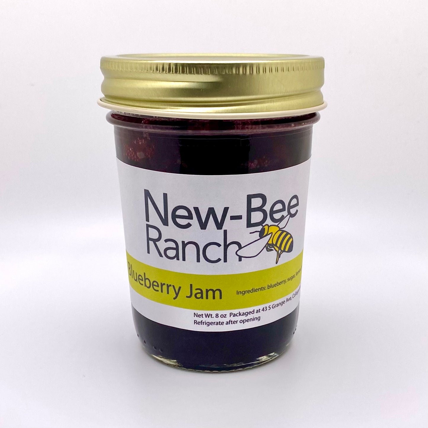 Low-Sugar Blueberry Jam