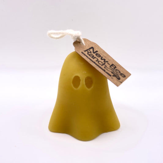 All-Beeswax Cute Ghost Candle