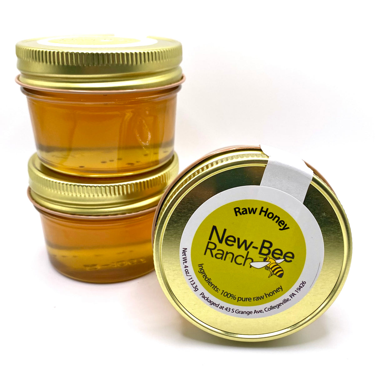 Lonely Bee Ranch 4oz Local Raw Honey – New-Bee Ranch