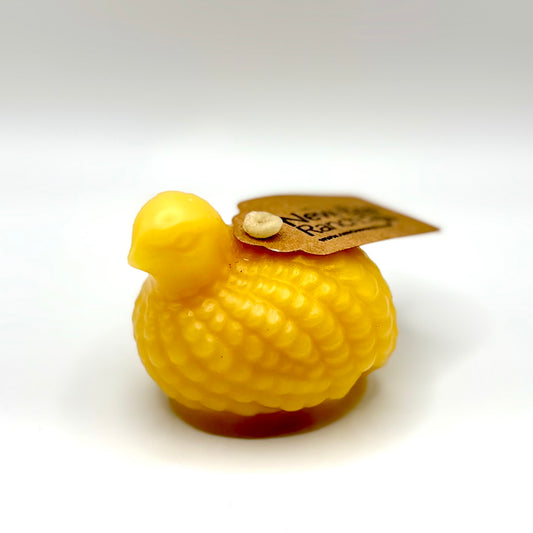 All-Beeswax Quail Candle