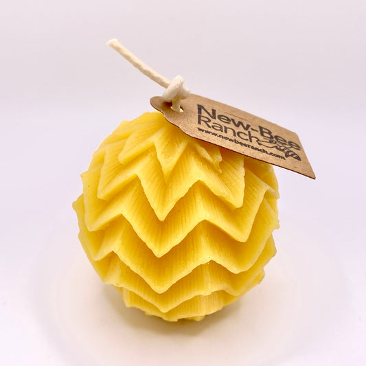 All-Beeswax Sm Globe Candle